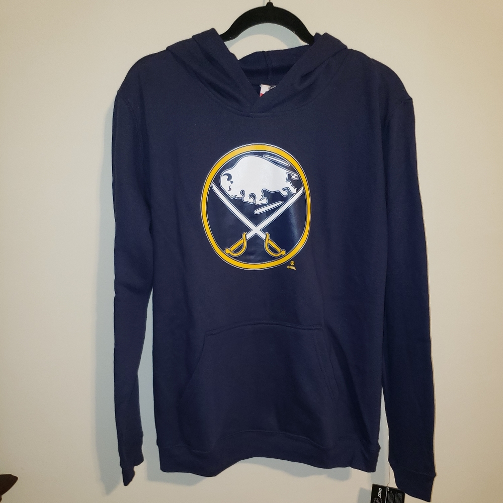NHL BUFFALO SABRES Hoodie  Youth XXL.   Ladies Small/Medium